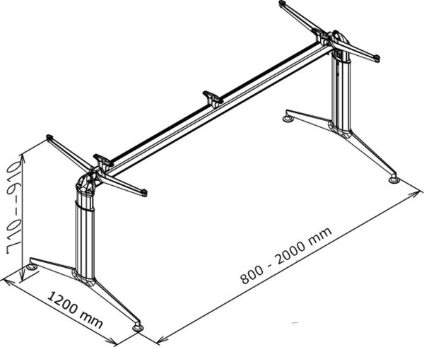 TABLE FRAMES SK EGO1200