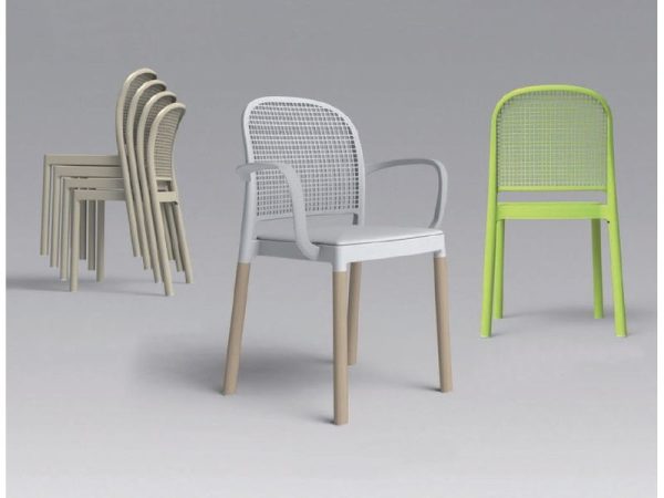 CHAIR PANAMA BL WITH ARMS