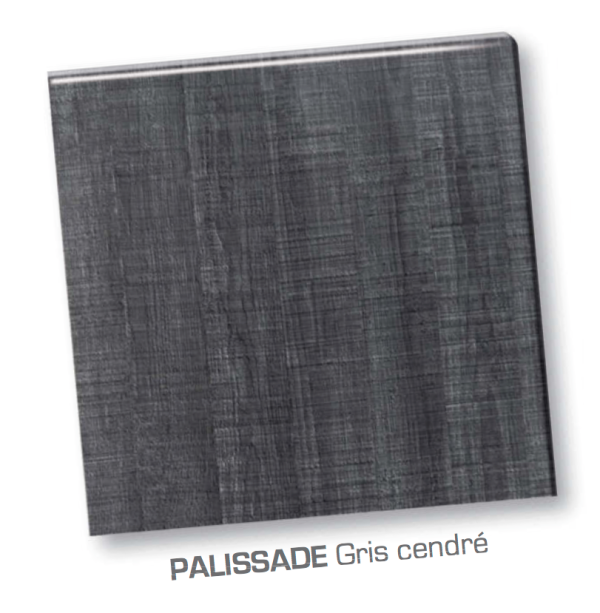 Palissade gris cendré