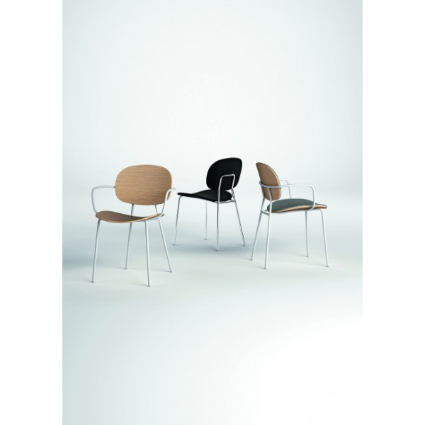 SESSEL TONDINA 4 LEGS WITH ARMS
