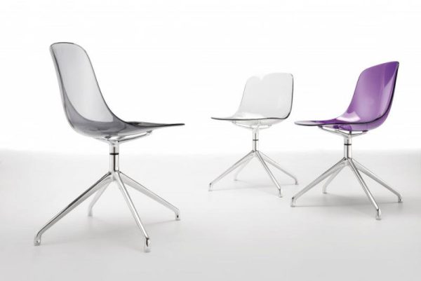 CHAIR PURE LOOP 4 STAR ALUMINIUM BASE