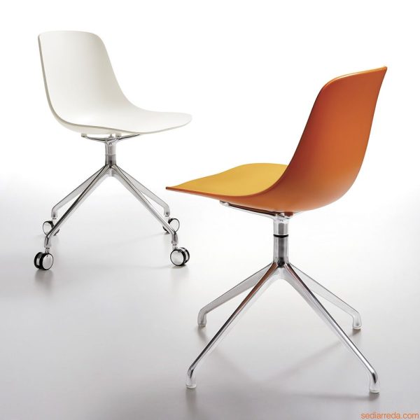 CHAIR PURE LOOP BINUANCE SWIVEL WITH CASTORS