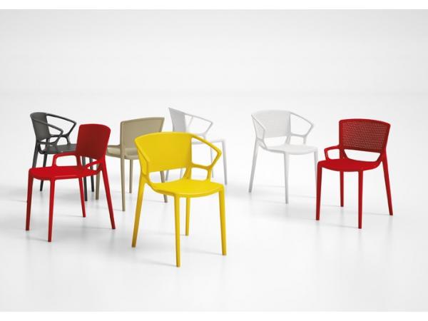 ŽIDLE FIORELLINA PERFORATED SEAT AND BACK