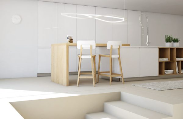 ČALOUNĚNÁ BAROVÁ ŽIDLE PORTA VENEZIA KITCHEN STOOL