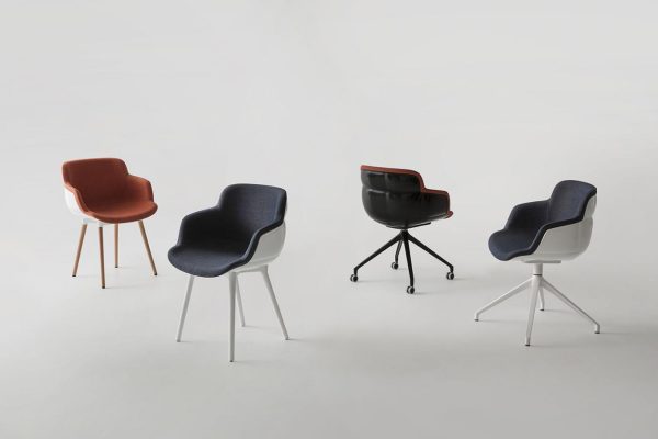 GEPOLSTERED STUHL CHOPPY SLEEK U