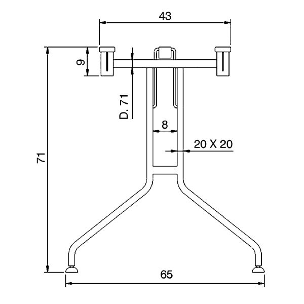 TISCHGESTELLE Flexi 11