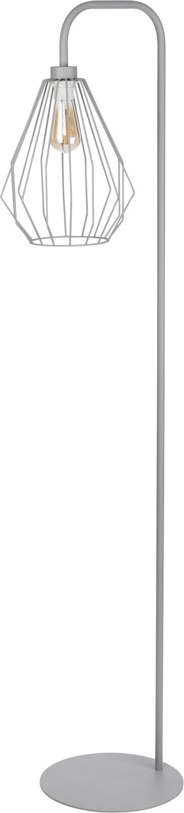 DESIGNOVÁ ŠEDÁ LAMPA DM3107