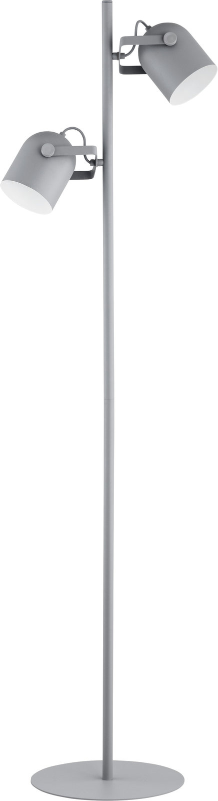 STOJACÍ ŠEDÁ LAMPA DM3121