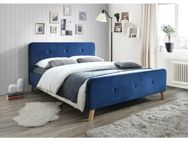 VÝPRODEJ - POSTEL DREAM VELVET 160 - PRUŽINOVÁ MATRACE ZDARMA