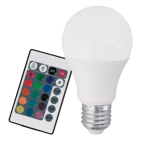 LED ŽÁROVKA 10107 NA DÁLKOVÉ OVLÁDÁNÍ E27 9W