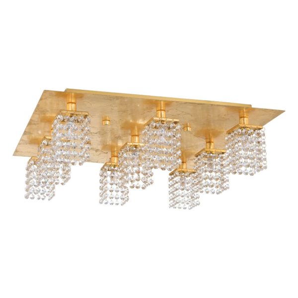Elegantní stropní osvětlení PYTON GOLD 97722