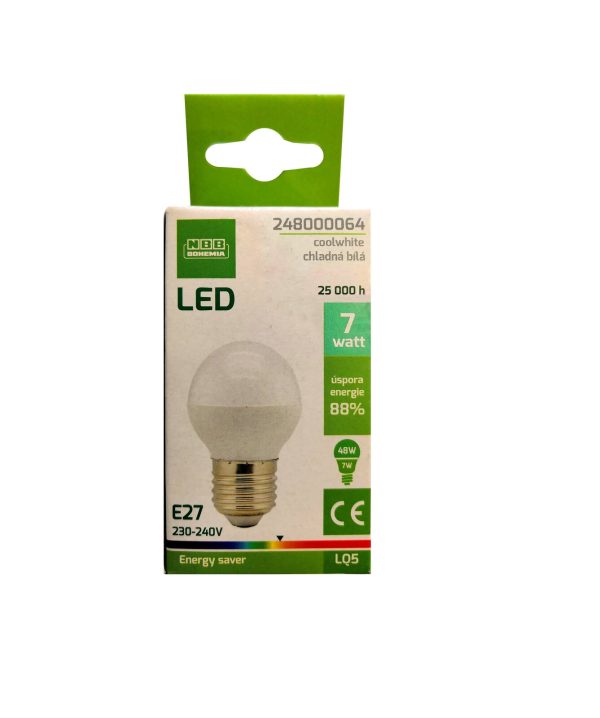LED Žárovka E27 248000064 7W - malá baňka