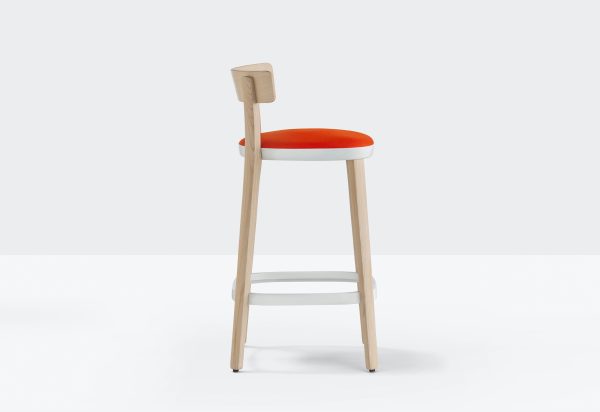 Upholstered bar stool FOLK