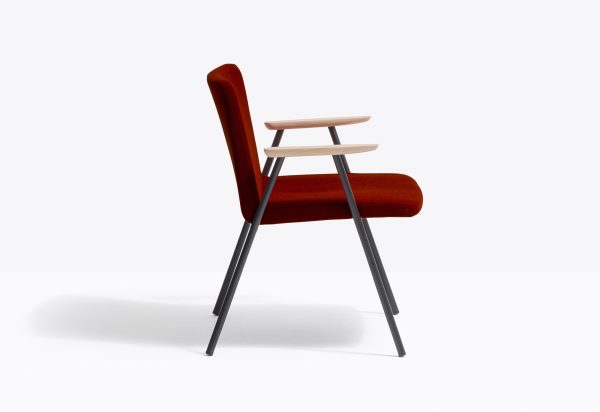 Upholstered armchair OSAKA metal 5729