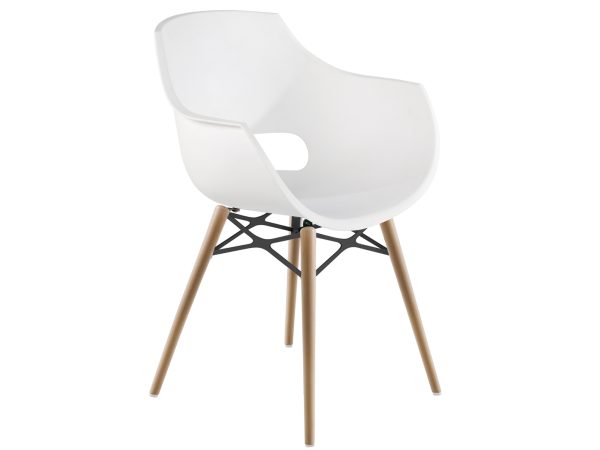 DESIGNOVÁ ŽIDLE OPAL WPIBW bílá - výprodej se slevou -50%
