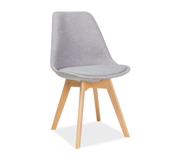 PARIS BEECH UPHOLSTERED CHAIR - exposed piece