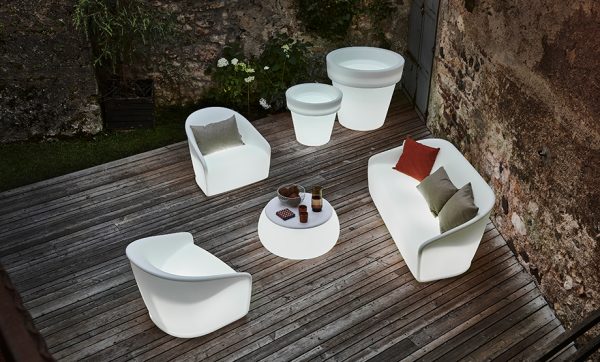 Glänzender Sessel Settembre