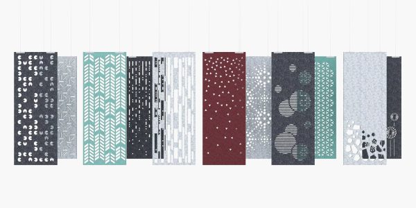 Hanging acoustic panel GEOMETRY GECKS
