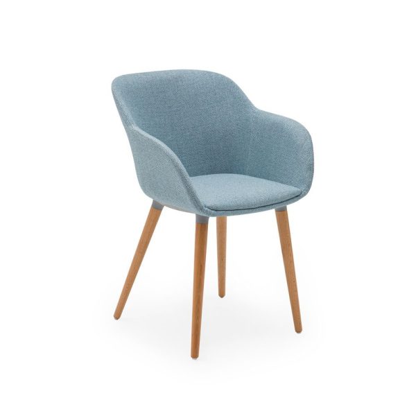 Gepolsterter Stuhl SHELL N PAD