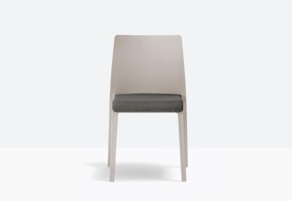 Plastová židle s čalouněným sedákem VOLT HB 673/2