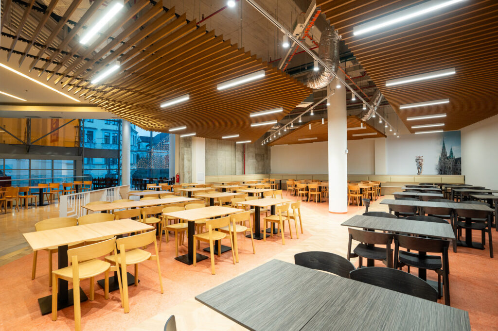 Our Project for the Plaza Shopping Center, restaurant Jíídelna – Liberec