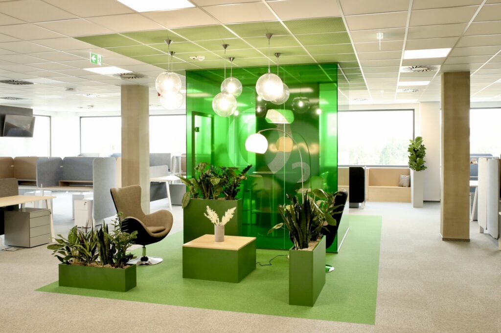 Office Desks with an Acoustic System 2023 1