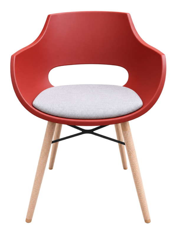 DESIGNOVÁ ŽIDLE OPAL WPIBW s čalouněným sedákem